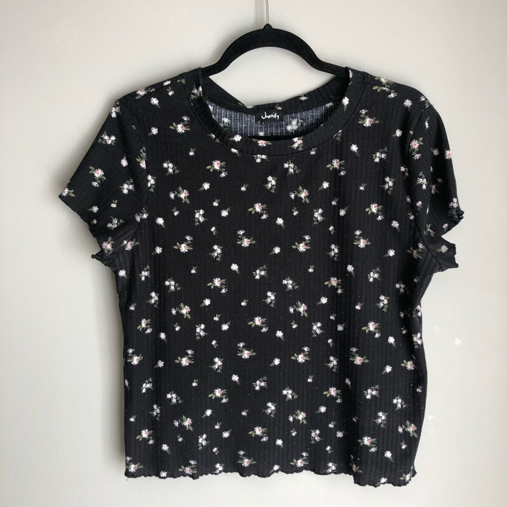 Floral crop top